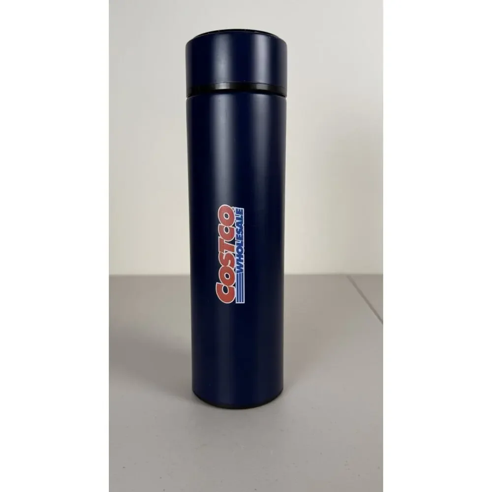 Costco Wholesale Promotional Insulated Mug Tumbler Digital Temperature Blue